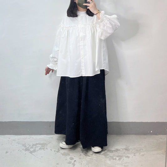 日系ruffle邊傘型恤 /3 col