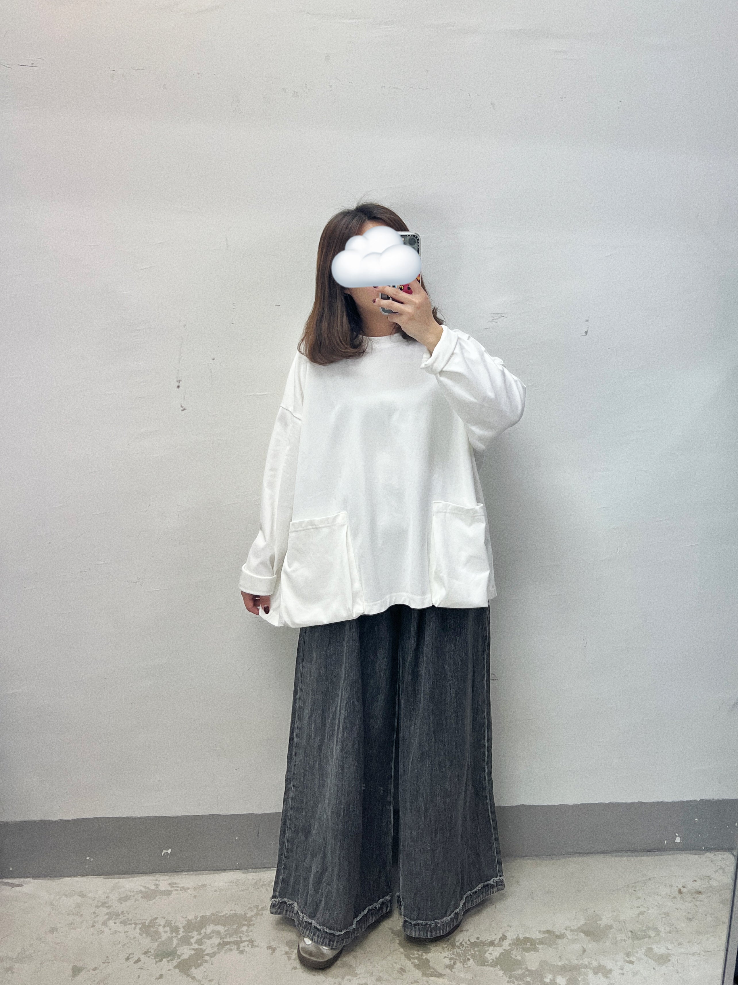 大口袋闊身棉top|3 col