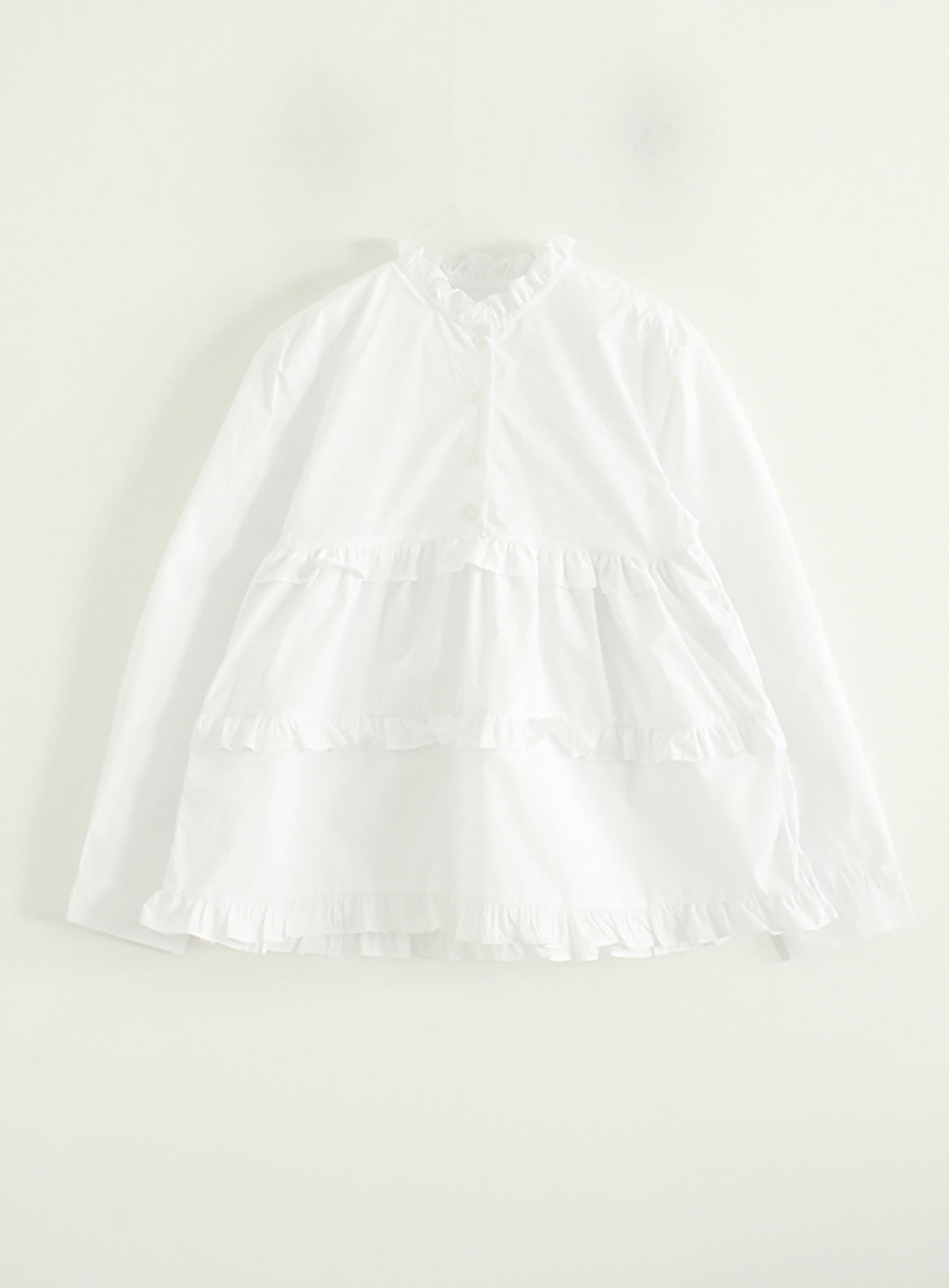【SALE】ruffle邊恤top|黃
