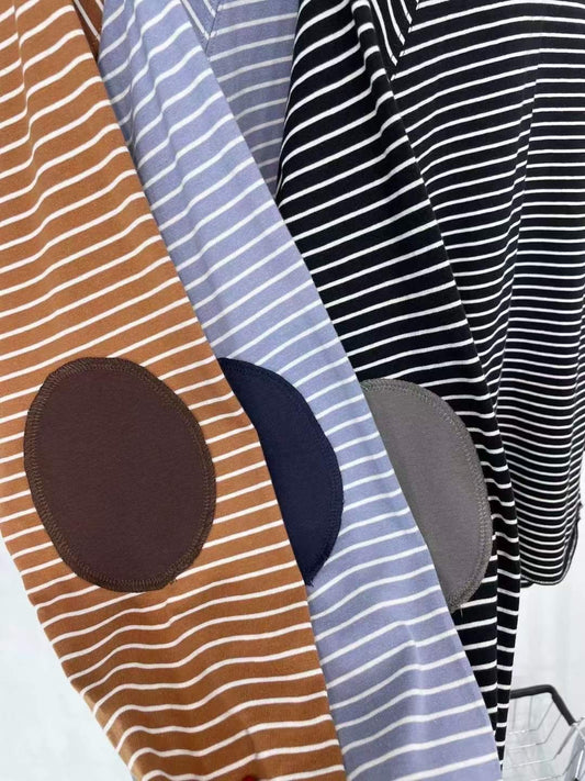 【SALE】補紋條子top|3 col