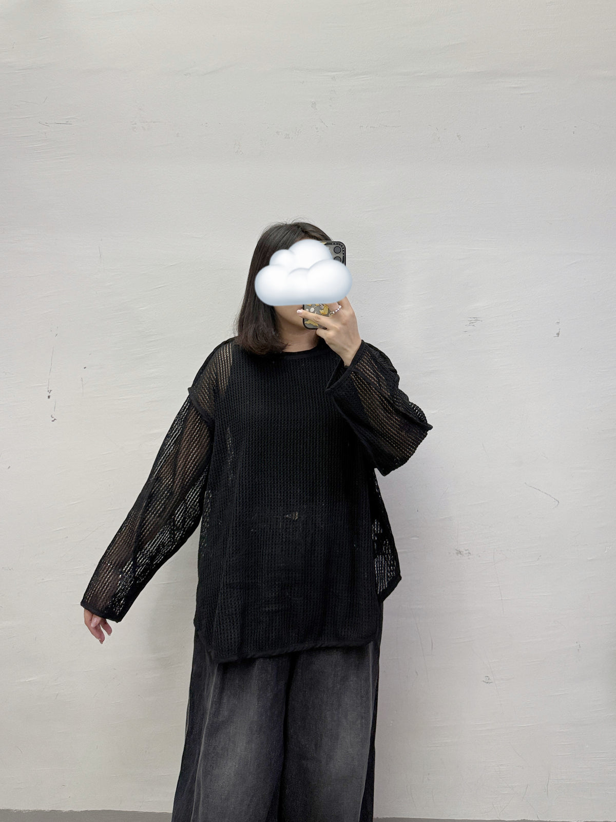 網網針織上衣丨2 col