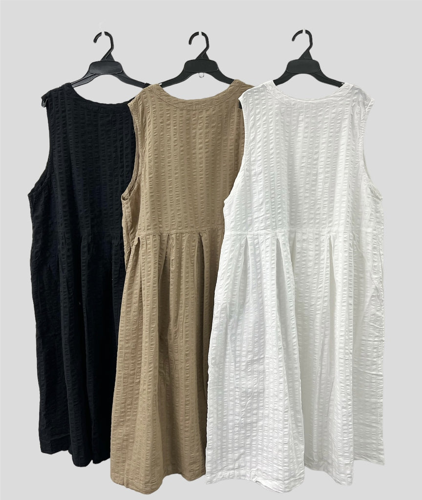 皺皺格紋排鈕ops|3 col