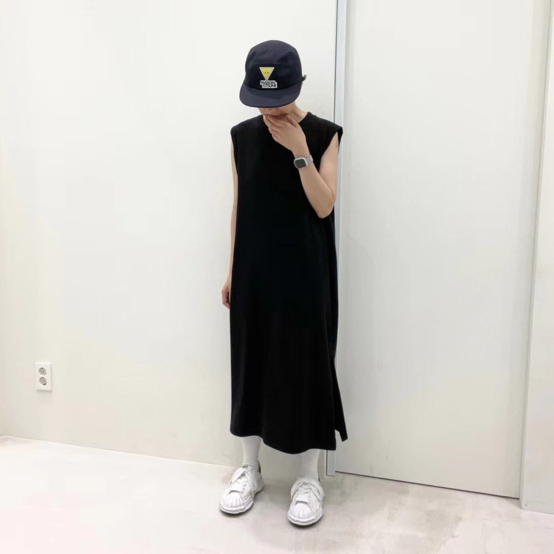【SALE】兩側開叉背心ops丨白