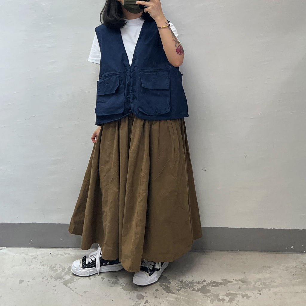 【SALE】worker vest|藍 黃