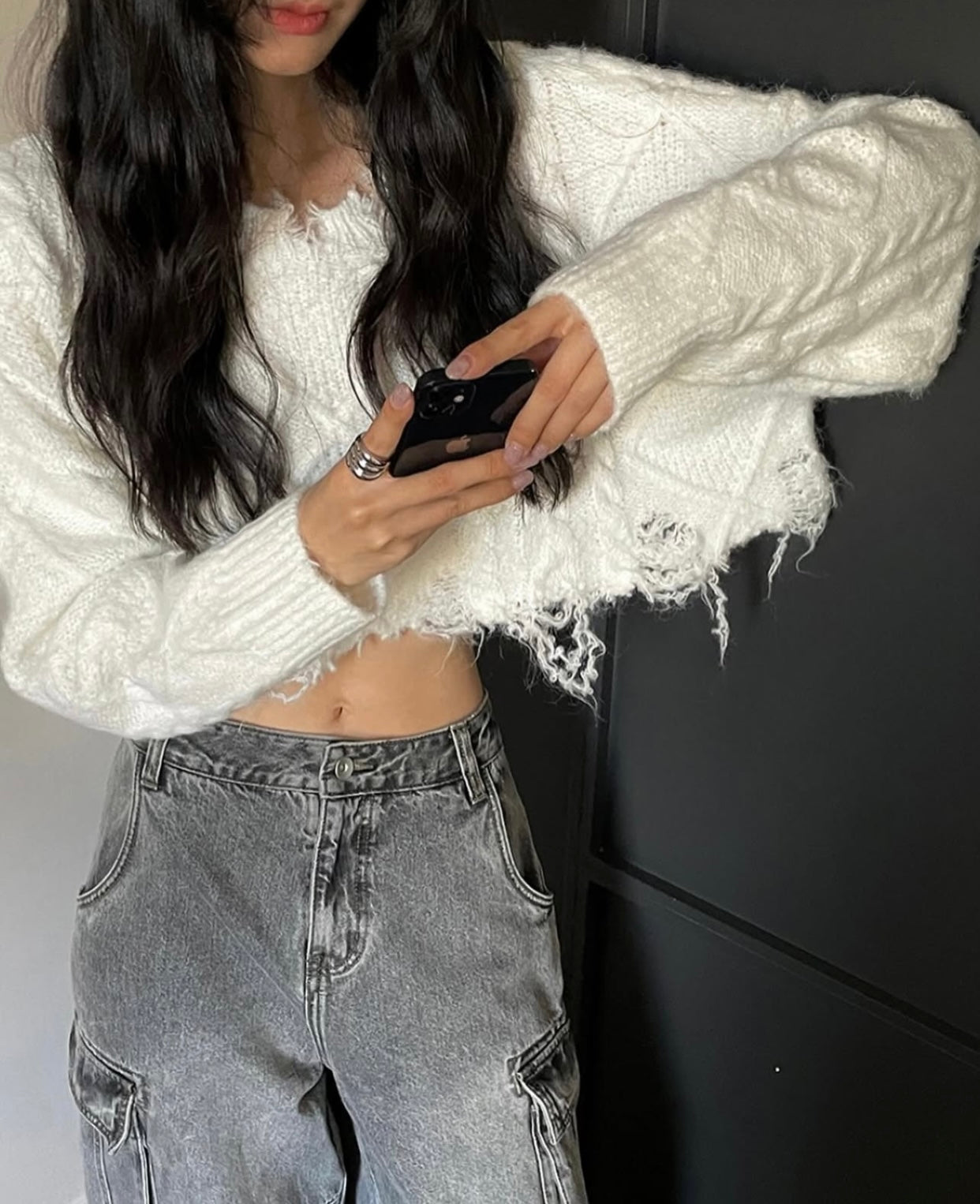 【SALE】麻花紋短款冷衫|4 col