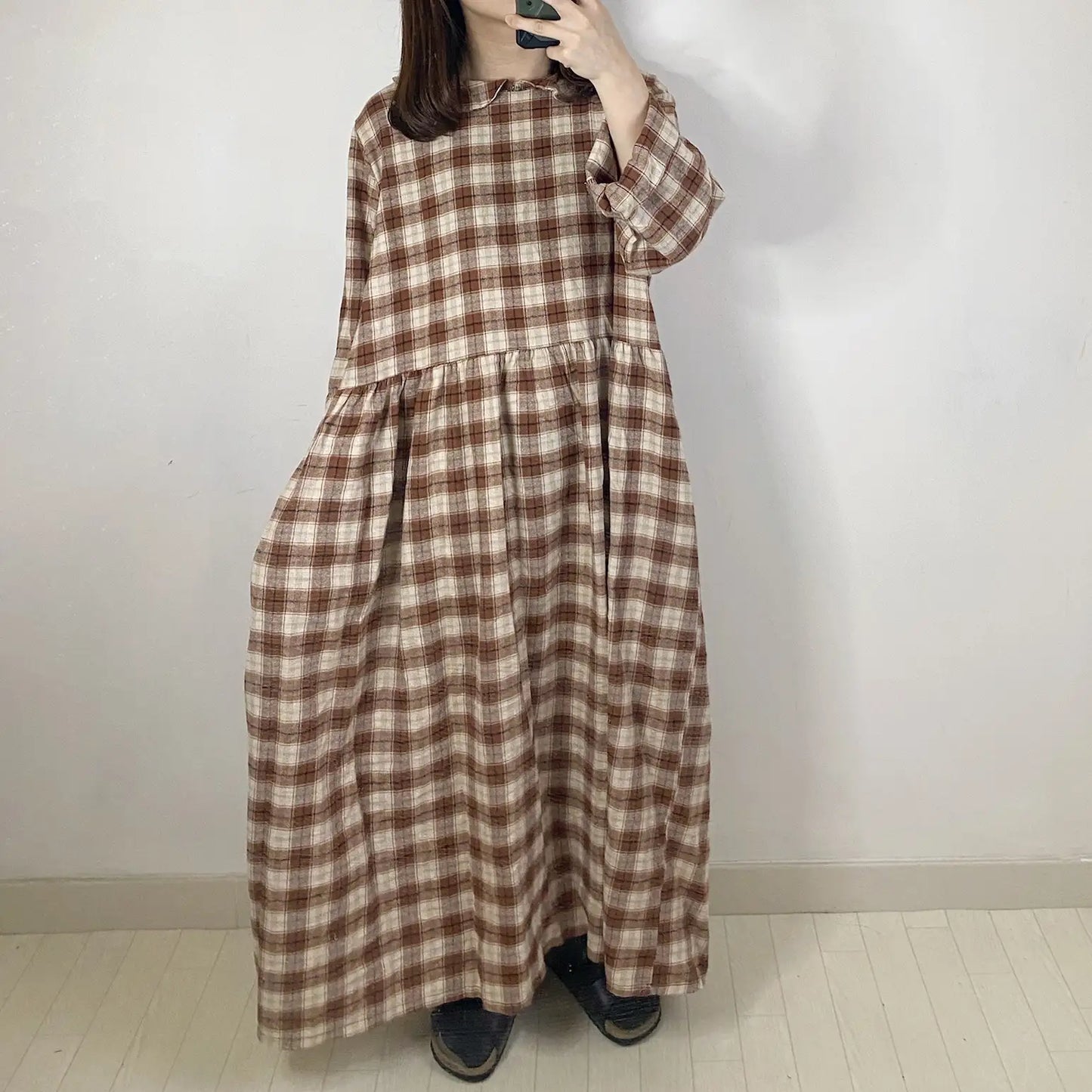 【SALE】2-way bb領格紋ops|黑