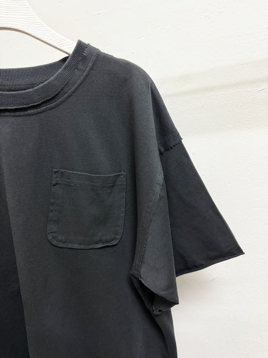 【SALE】披口挻身棉料pocket top丨3 col