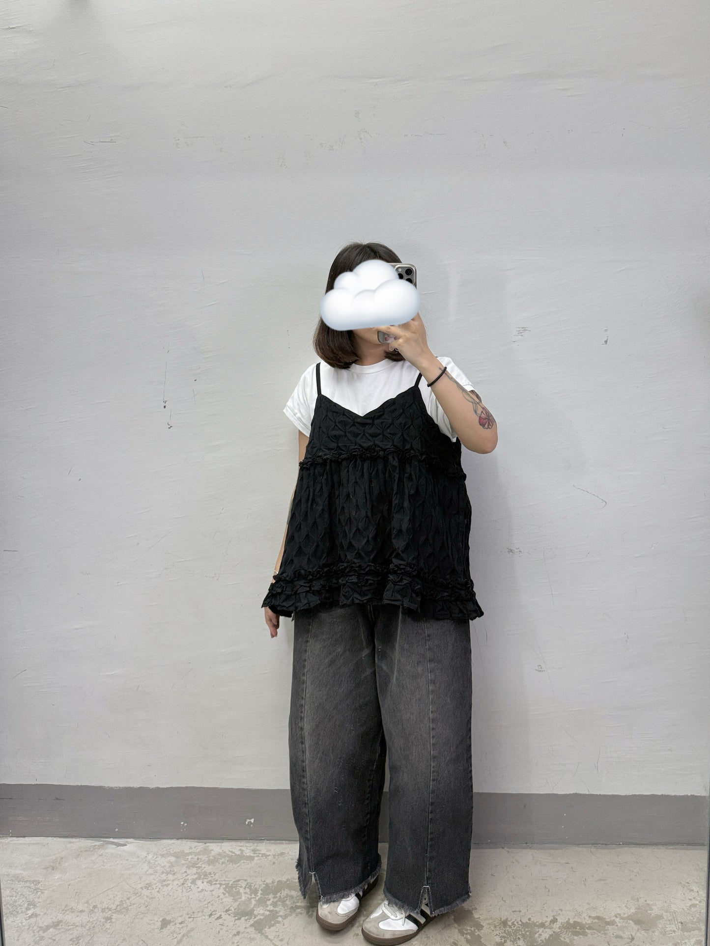【新品優惠】立體皺褶紋ruffle吊帶外搭丨2 col