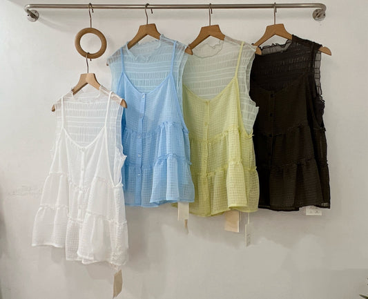 透透格紋外搭丨4 col