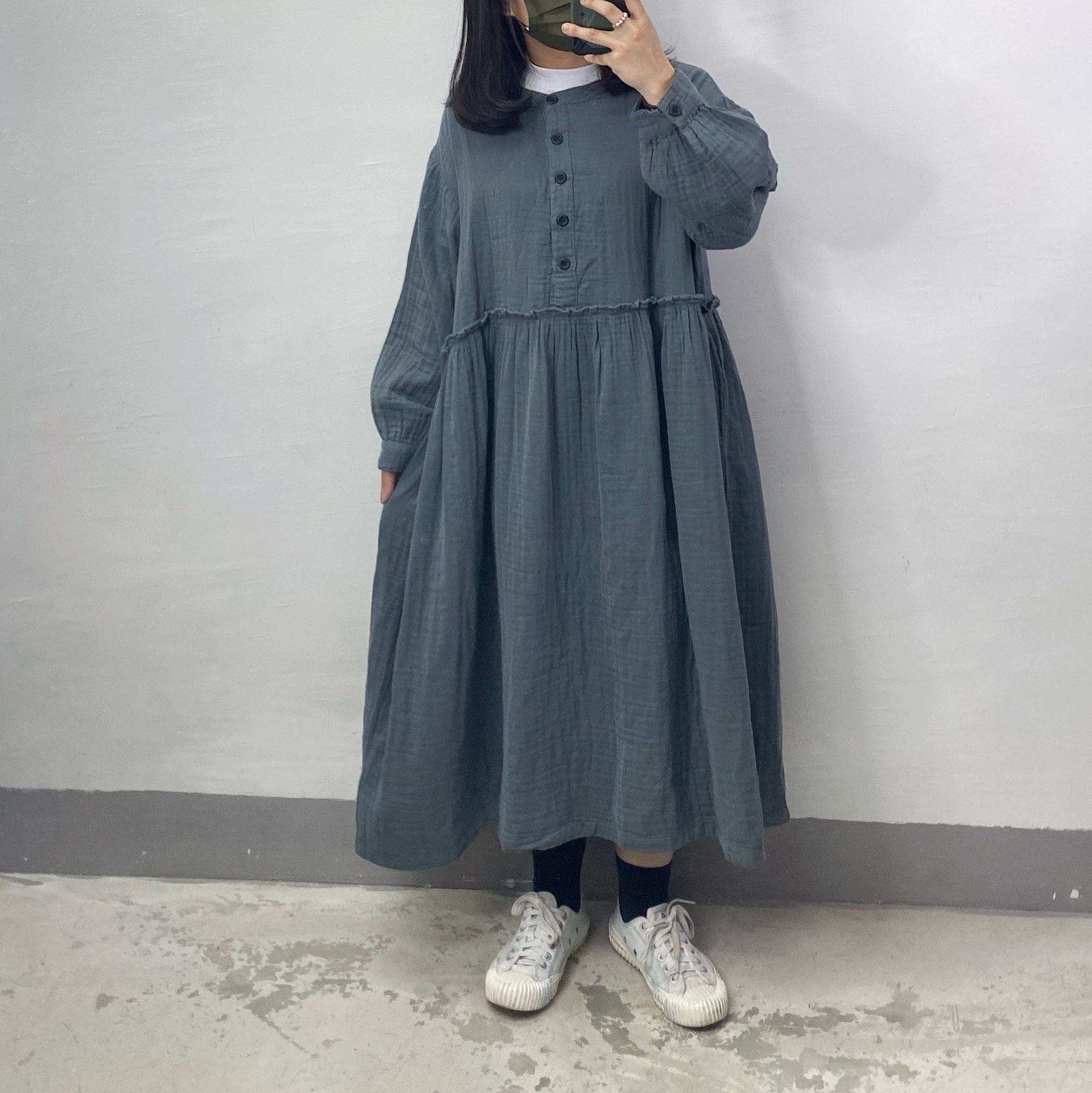 【SALE】ruffle邊ops|白