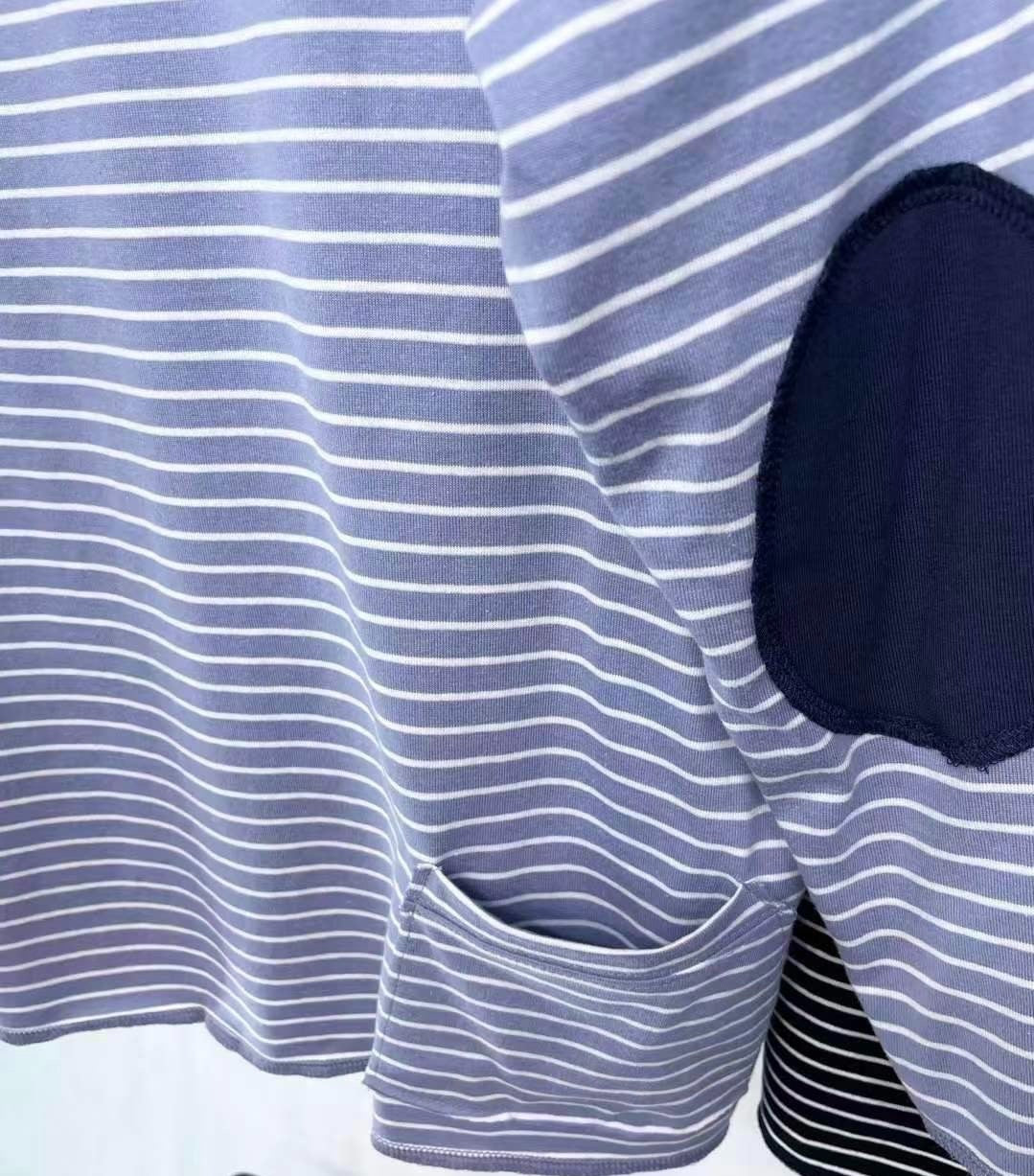 【SALE】補紋條子top|3 col