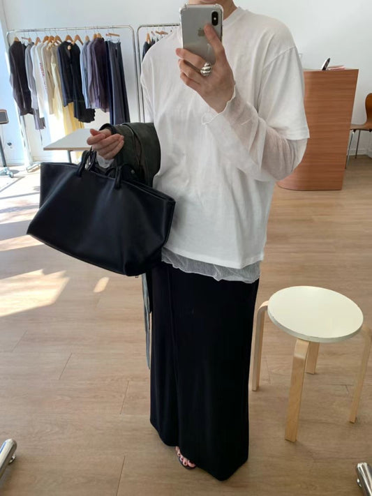 拼紗棉料上衣丨4 col