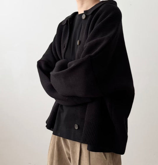 【SALE】反領針織外套丨2 col