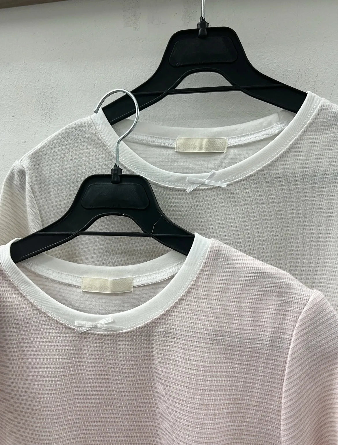 【SALE】蝴蝶結條子tee