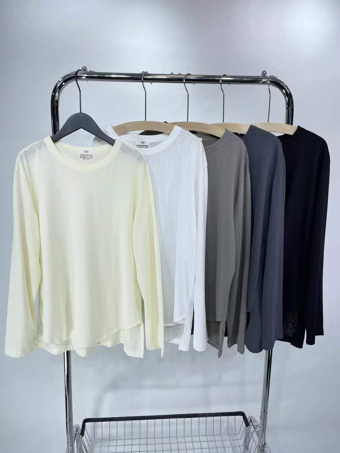 basic cotton top|5 col