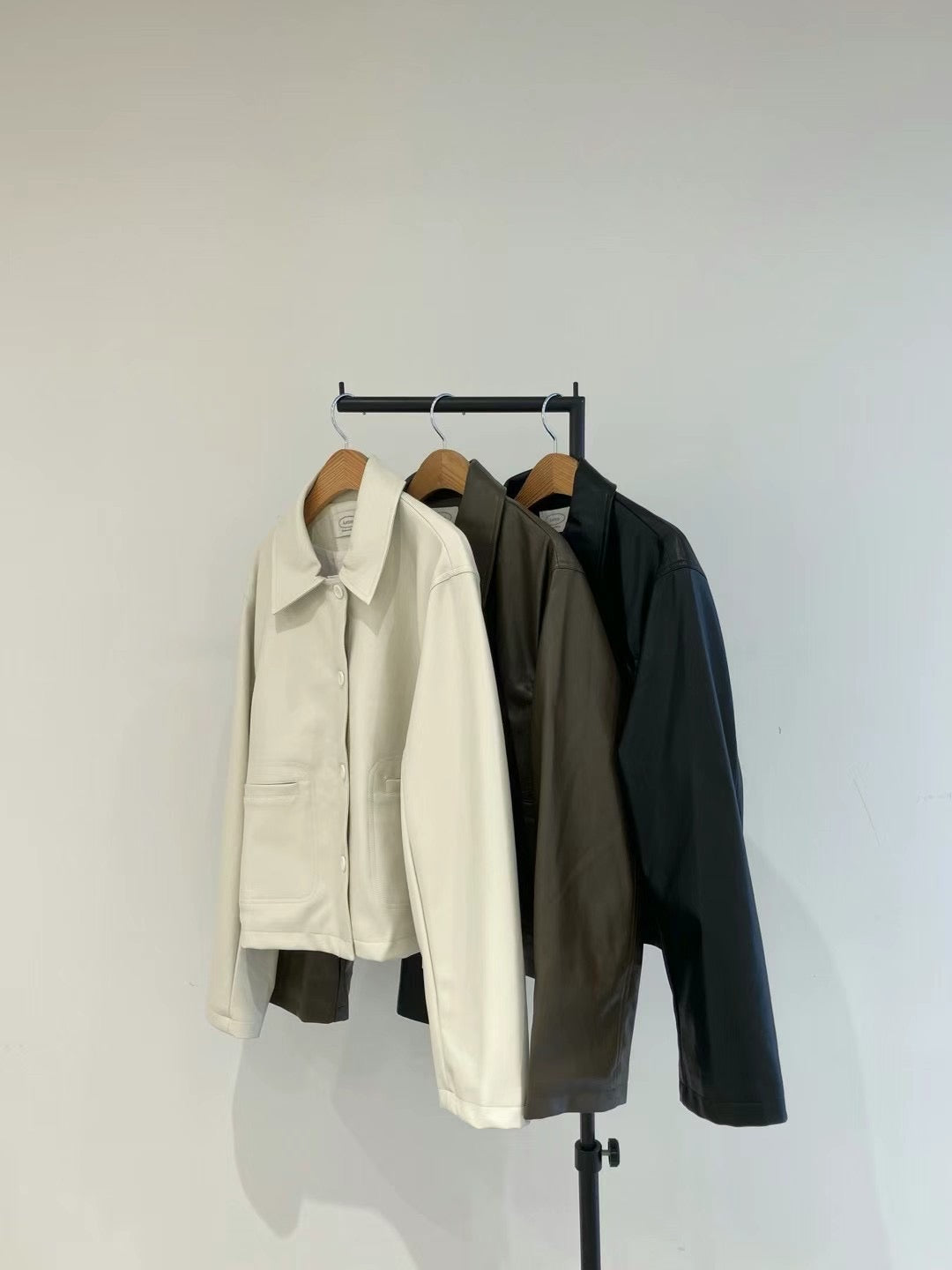 【SALE】PU皮外套|黑