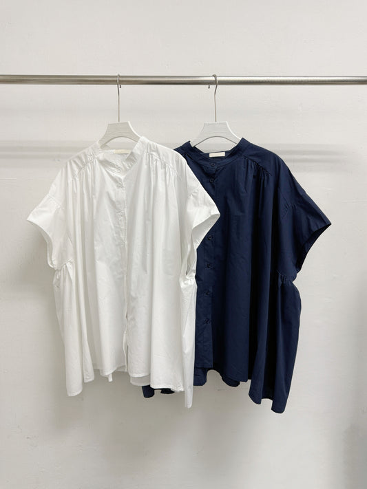 圓領闊型恤上衣丨2 col