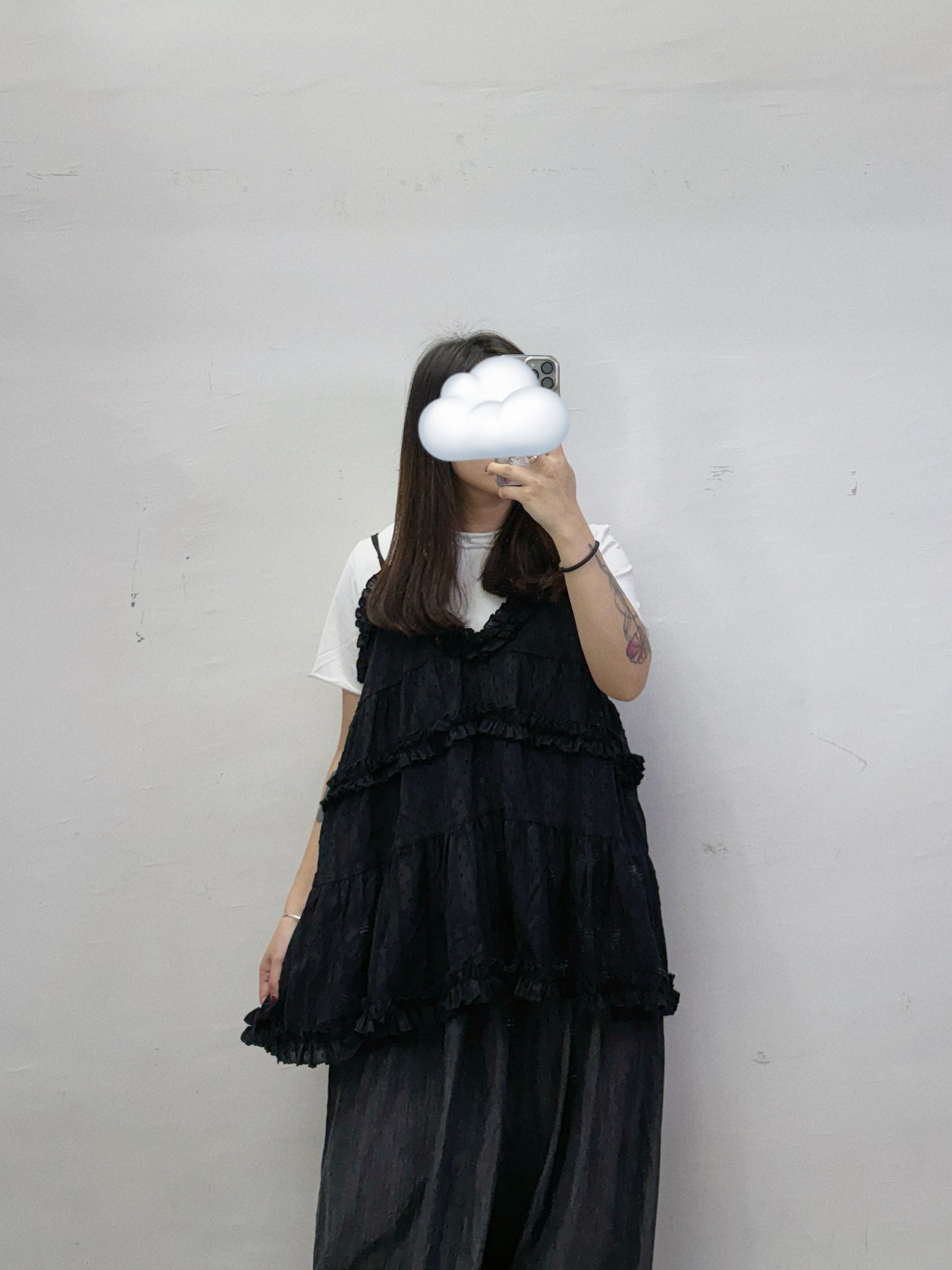 捲邊領棉料basic top丨4 col