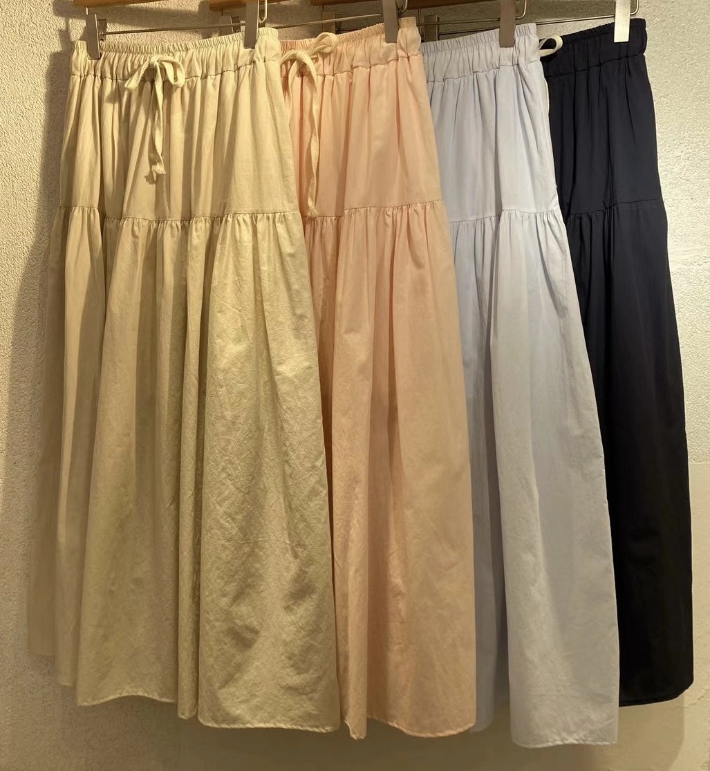 【SALE】全橡筋傘裙|4 col