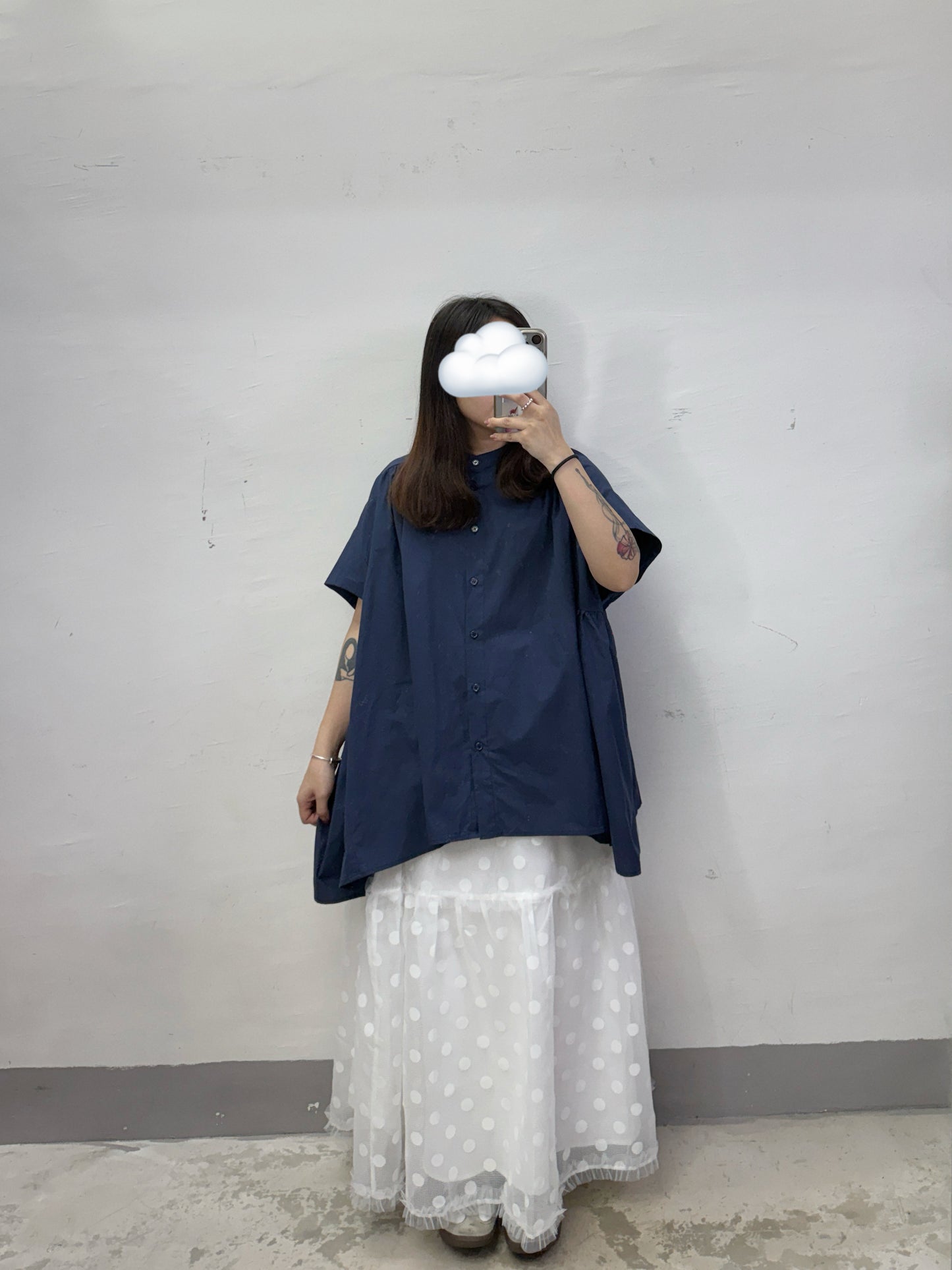 圓領闊型恤上衣丨2 col