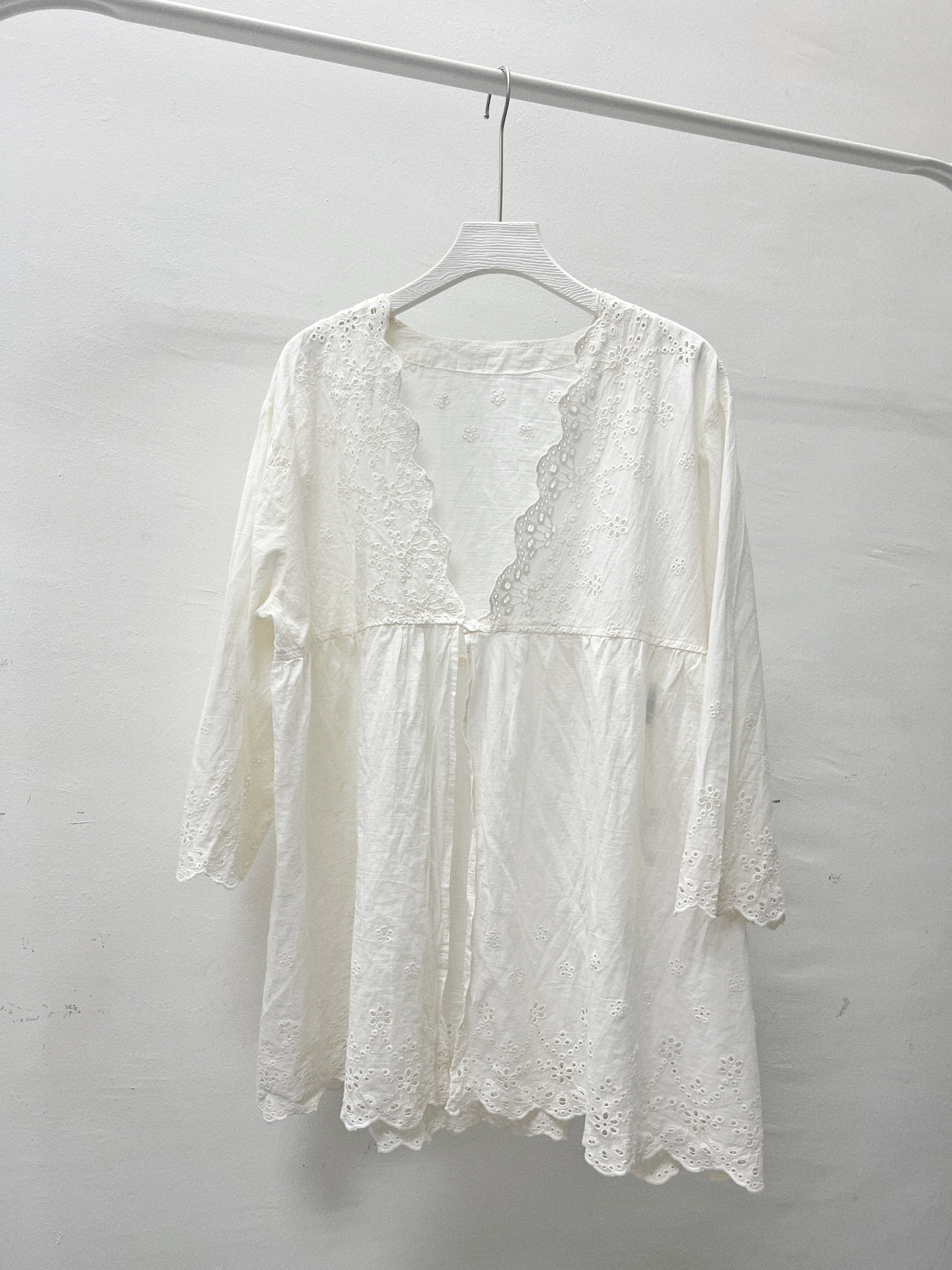 【SALE】v領通花外襯|2 col