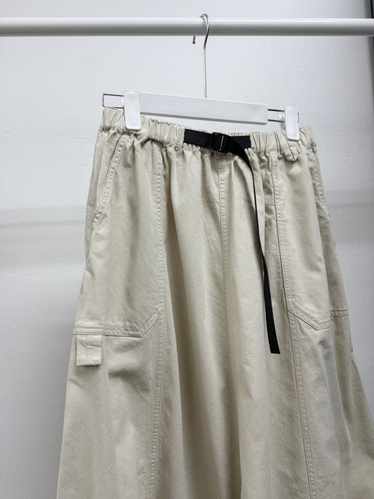 斜布料連belt口袋半裙丨4 col