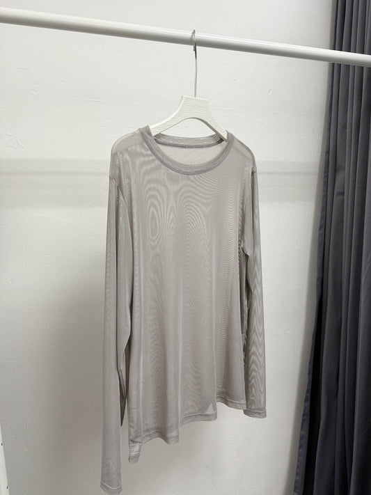 basic半透打底top|白