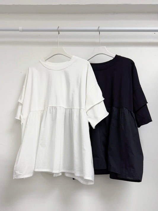 拼布娃娃上衣丨2 col