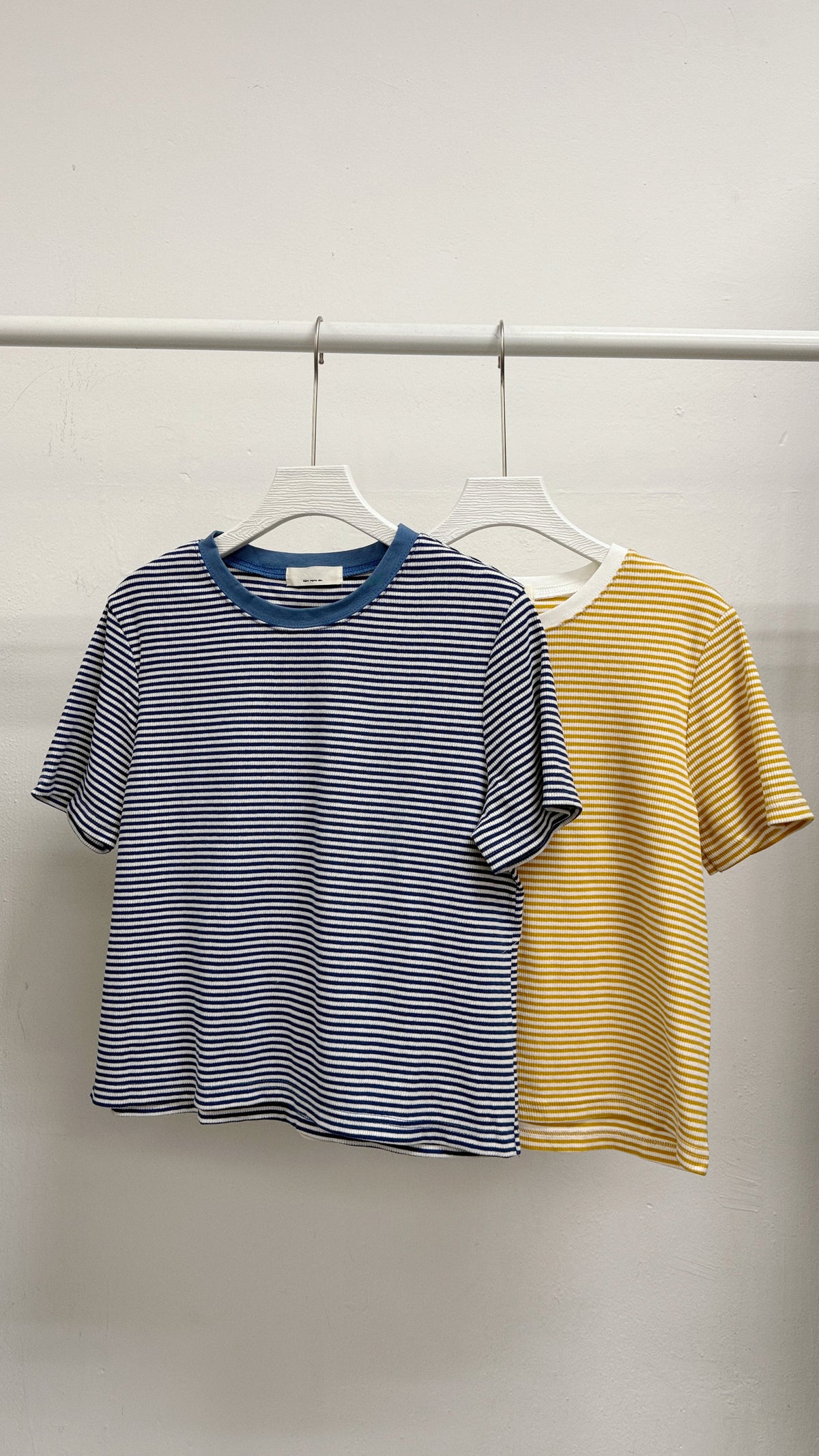 【SALE】條紋basic top丨黃