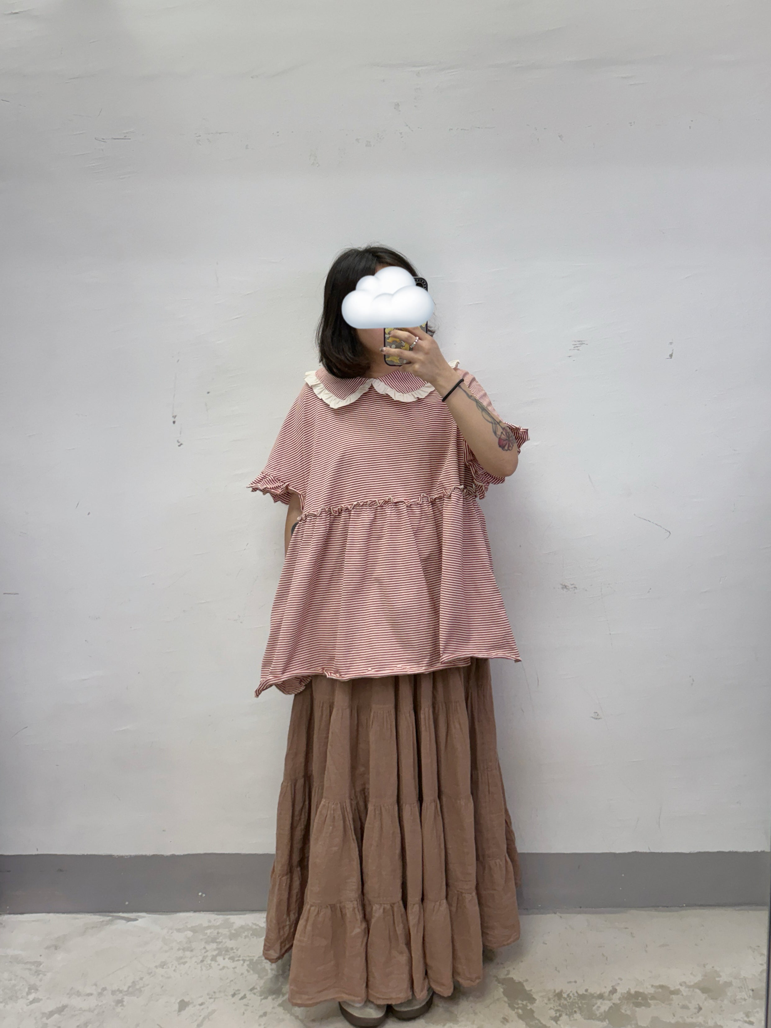 【SALE】棉紗層層半身裙
