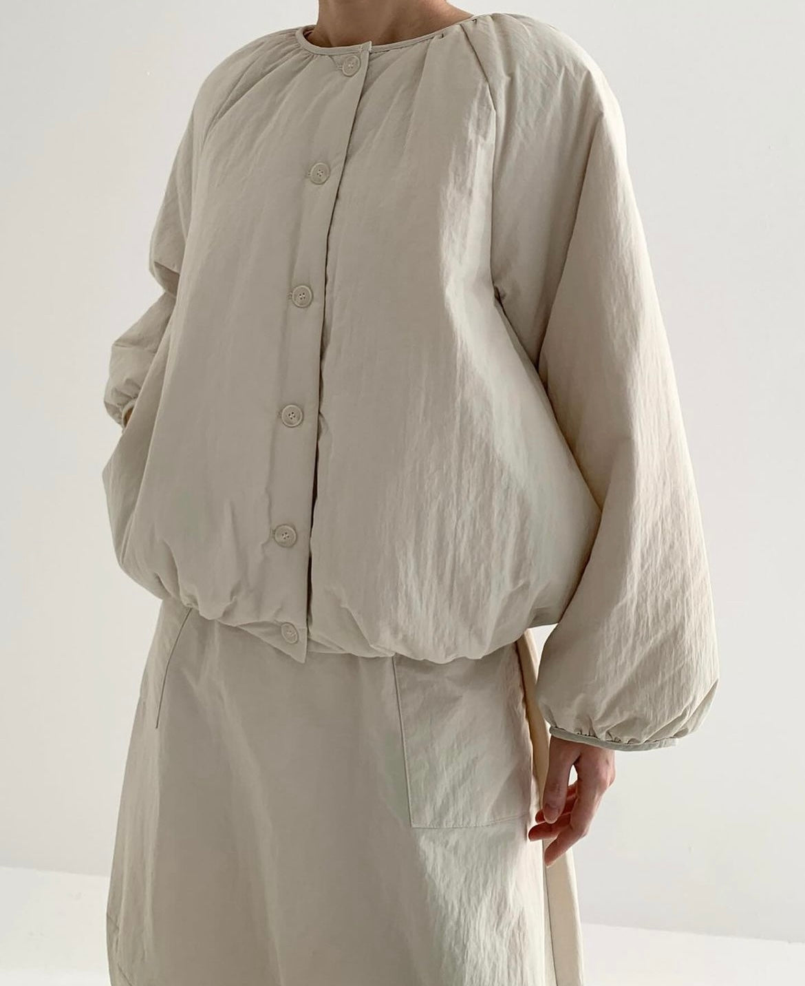 【comeback】泡泡型夾棉外套｜2 col