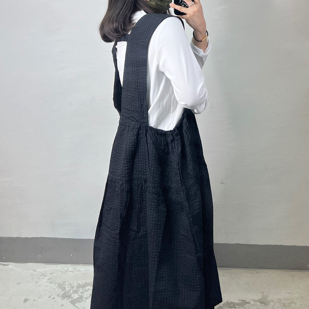 日系暗條紋背心ops｜2 col