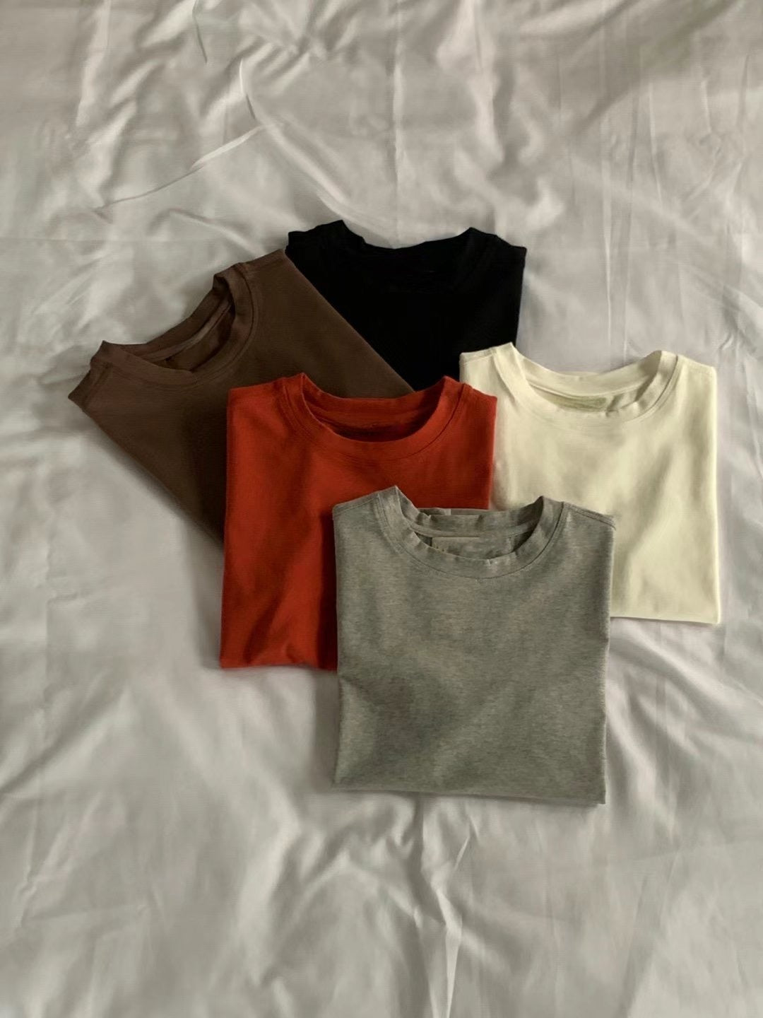 cotton basic tee丨5 col