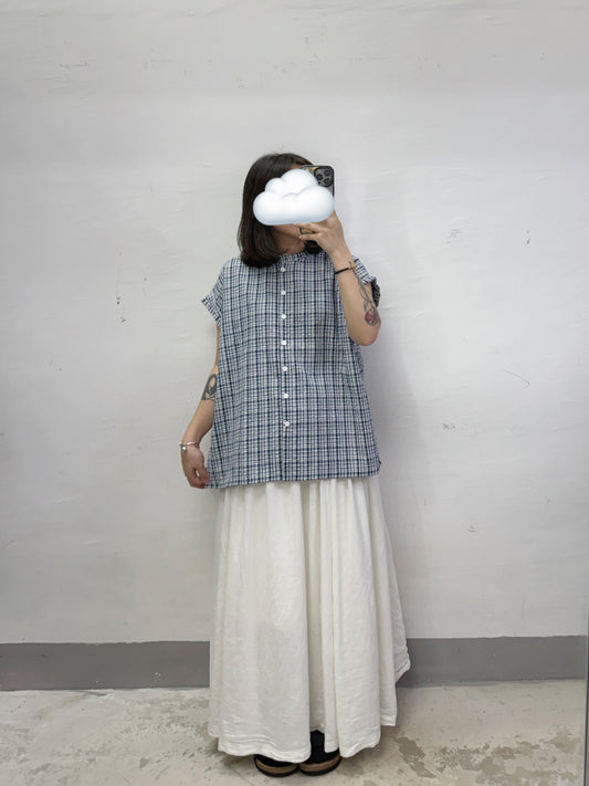 【新品優惠】ruffle邊格紋上衣丨3 col