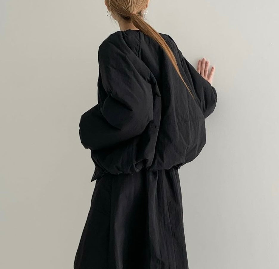 【comeback】泡泡型夾棉外套｜2 col