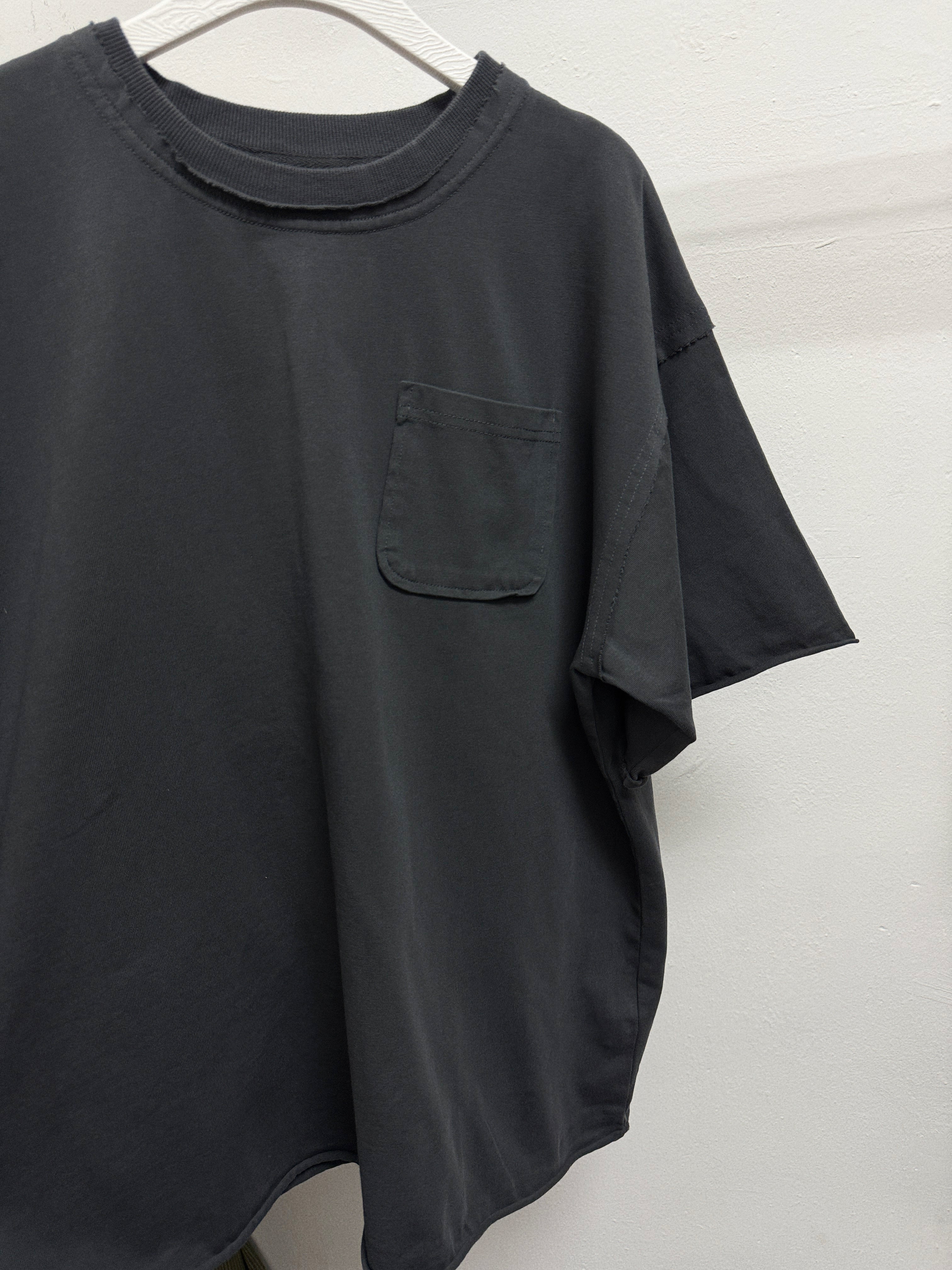 【SALE】披口挻身棉料pocket top丨3 col