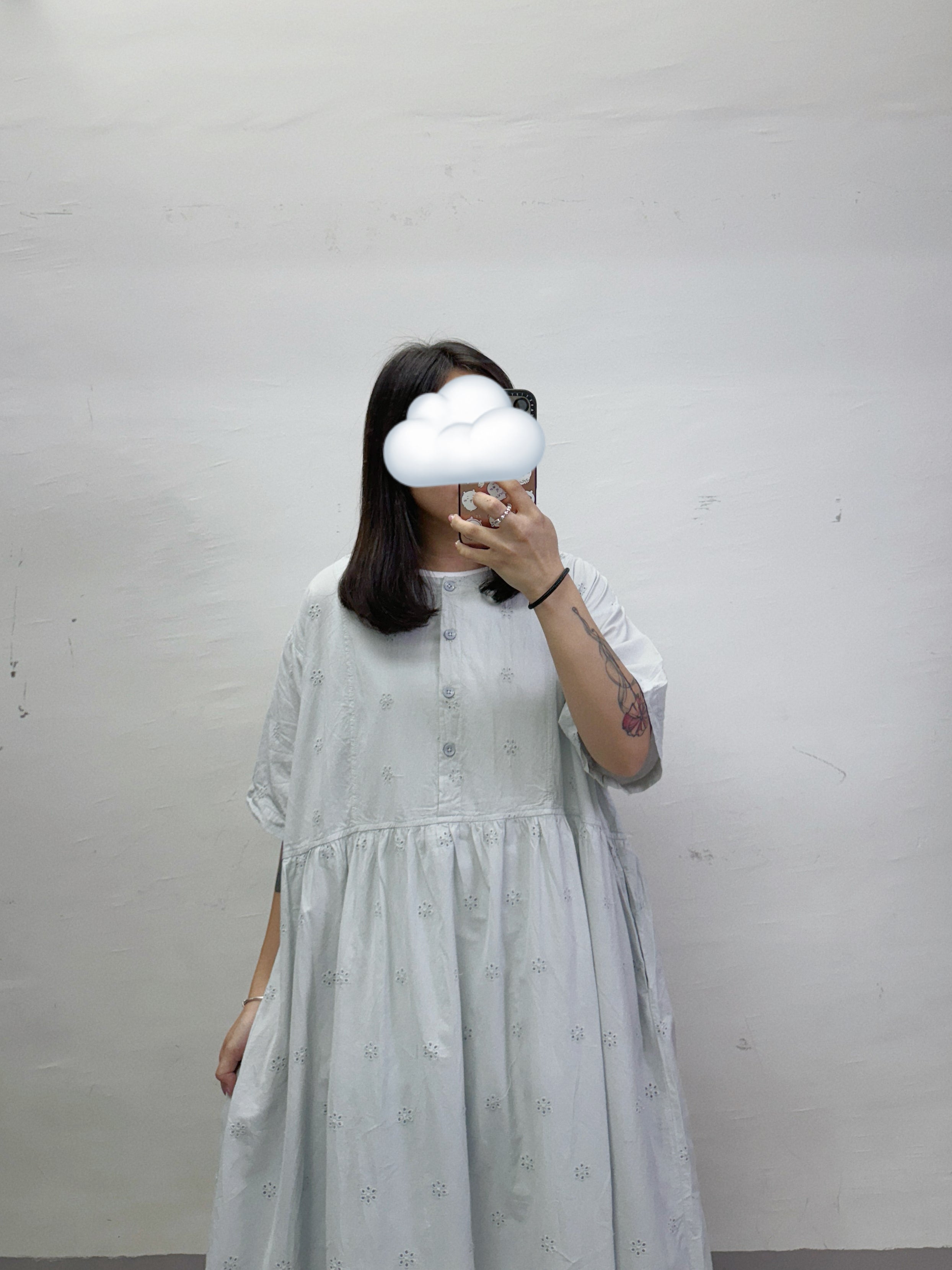 【SALE】圓領通花ops丨3 col