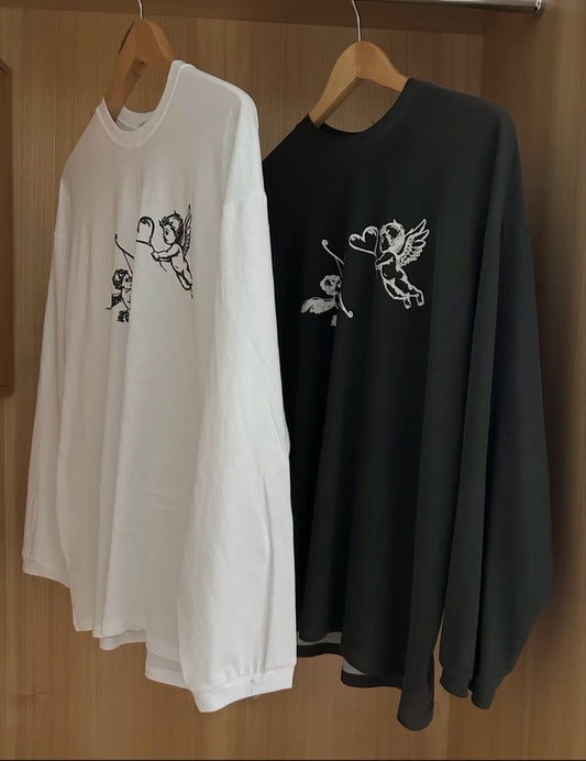 cupid print top丨2 col