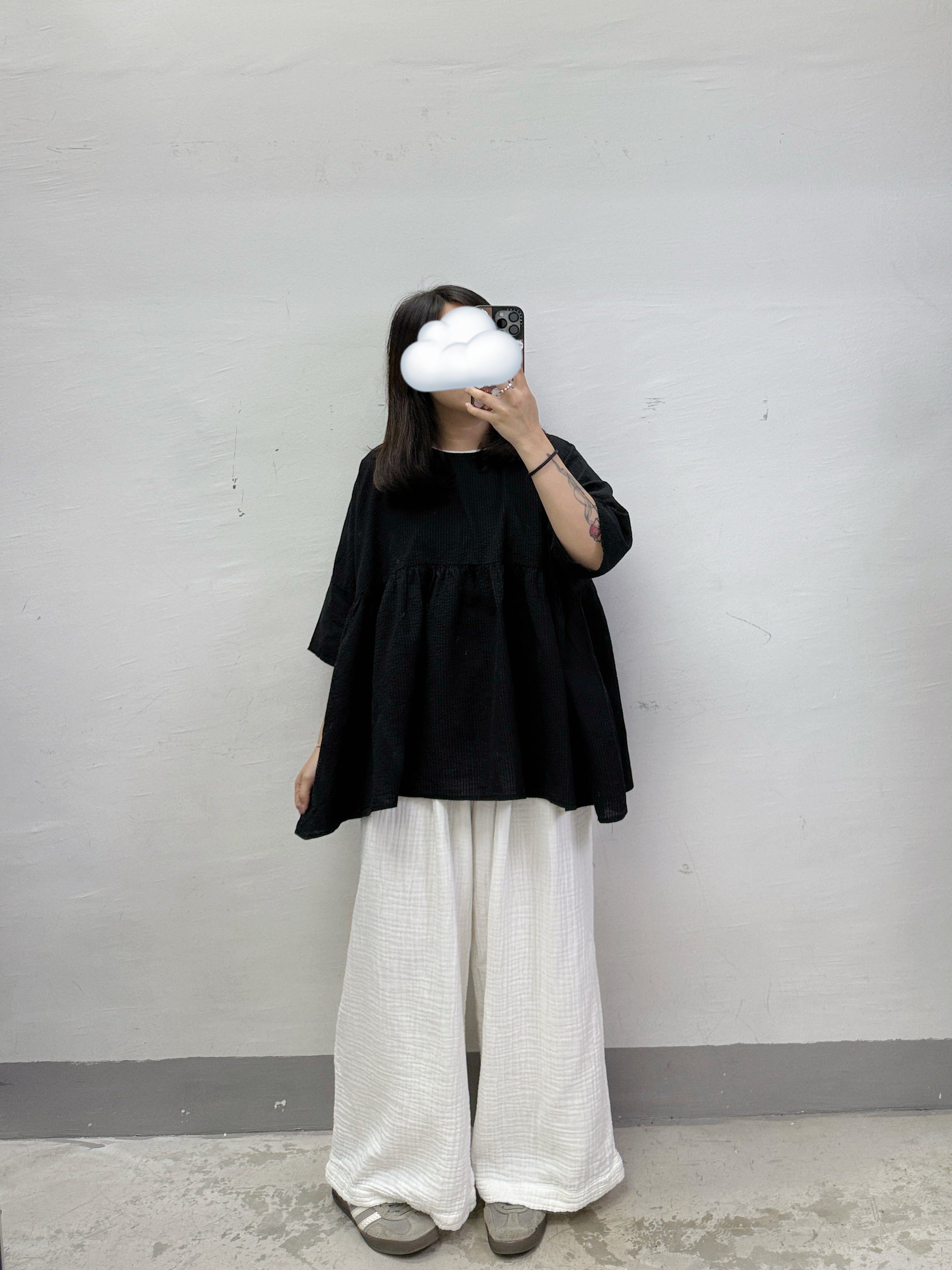 暗條紋娃娃top丨3 col