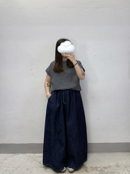 【SALE】翼袖間紋上衣丨白