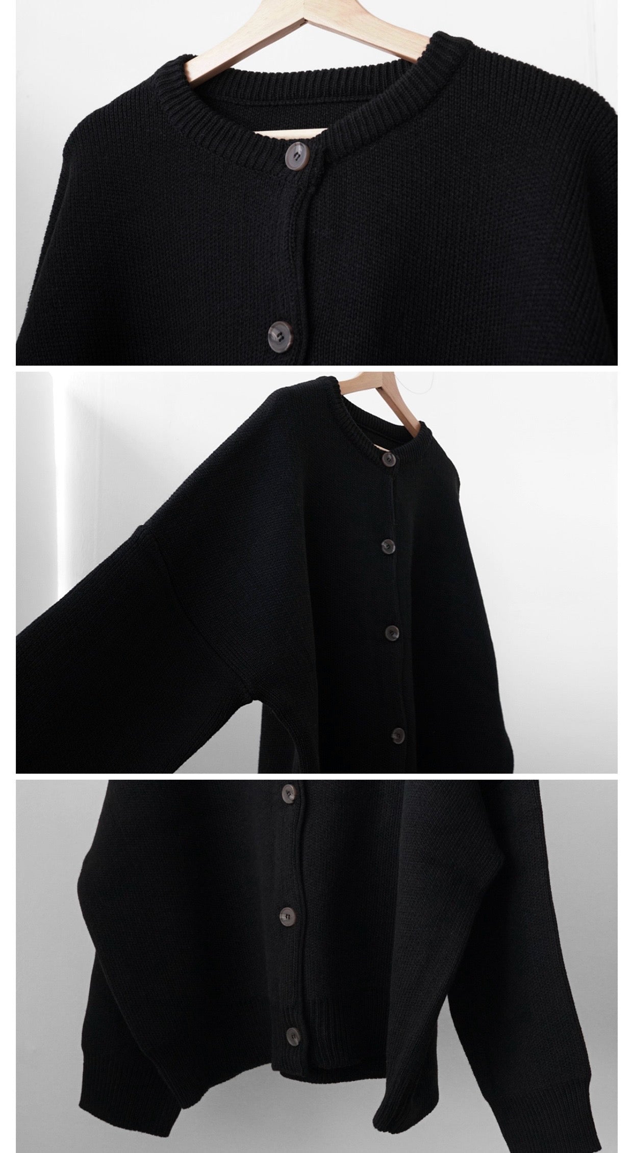 【熱賣comeback】圓領針織外套｜2 col