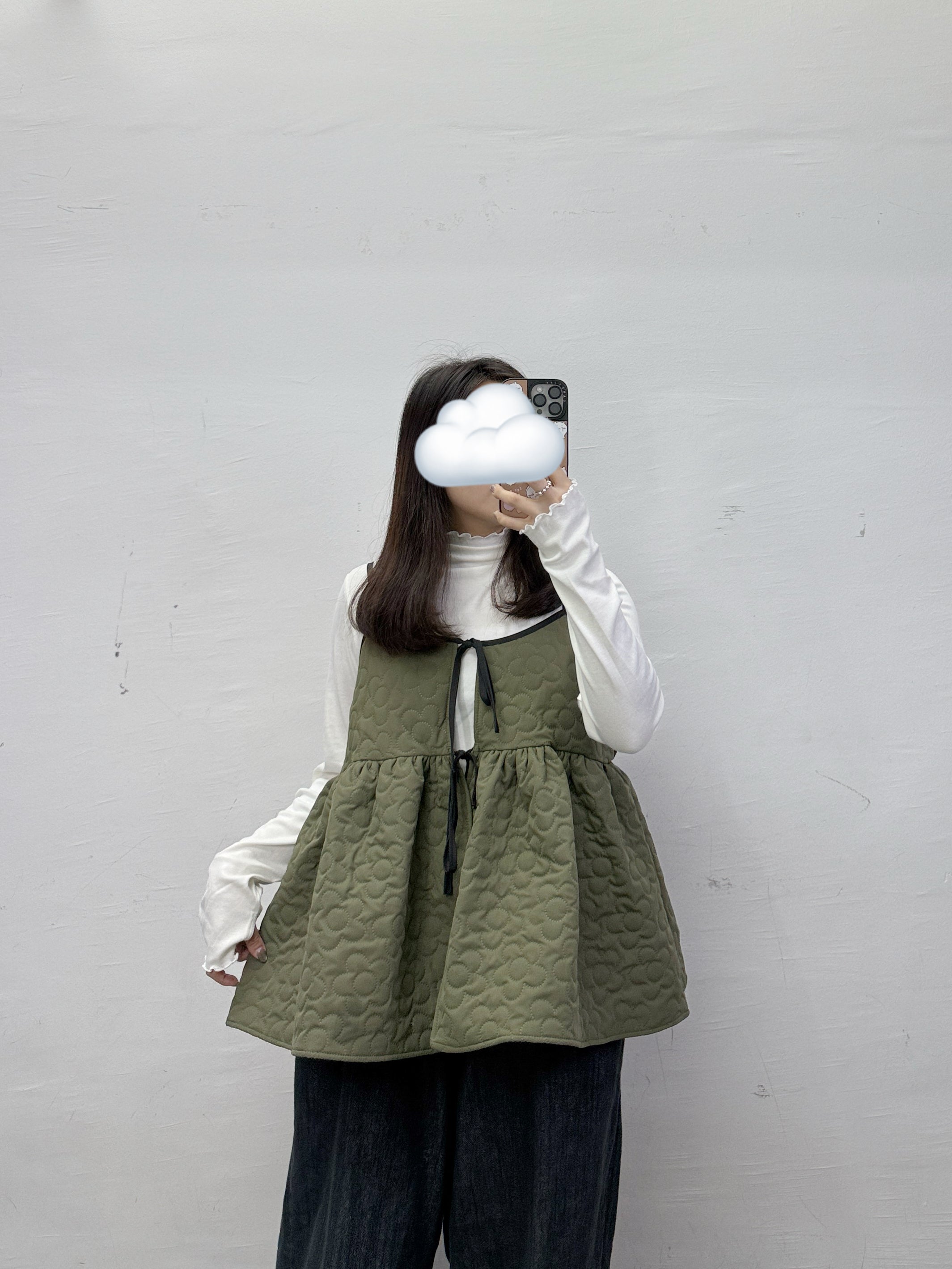 【新品優惠】花花紋綁帶外搭丨4 col