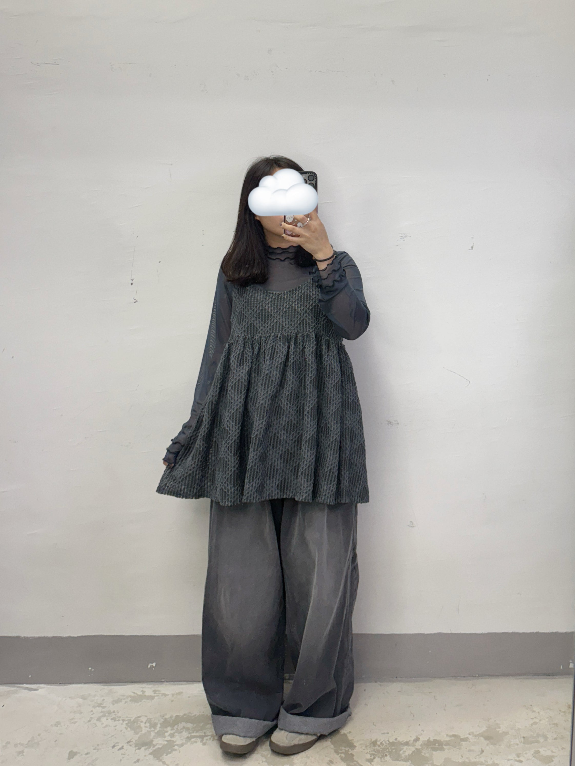 【SALE】立體菱格紋針織外搭丨4 col