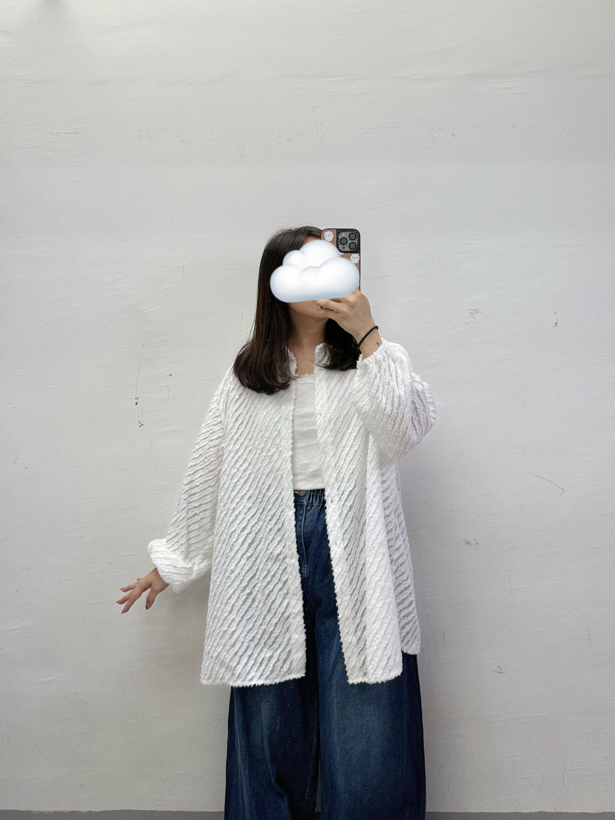 立體蘇蘇斜紋反領襯衫丨2 col