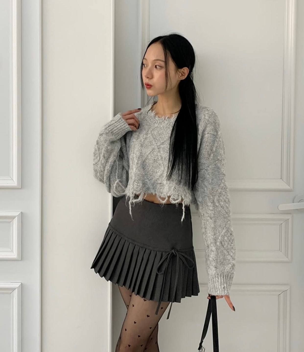 【SALE】麻花紋短款冷衫｜4 col