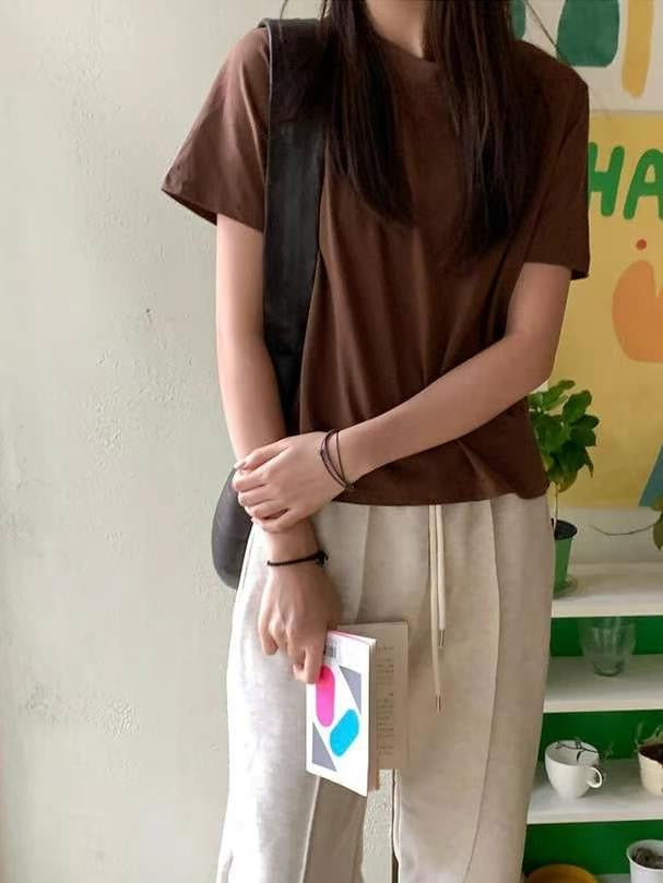 【SALE】basic tee｜粉 淺綠