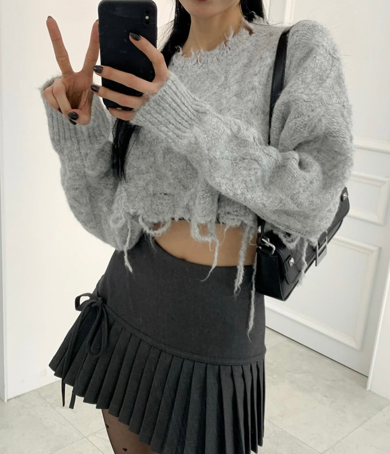 【SALE】麻花紋短款冷衫｜4 col
