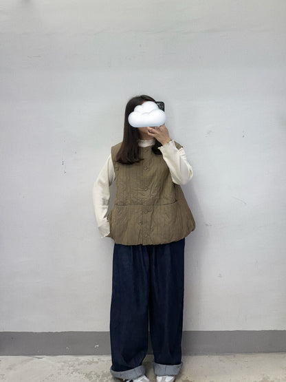 【SALE】嗦嗦料直紋微泡型外搭丨2 col