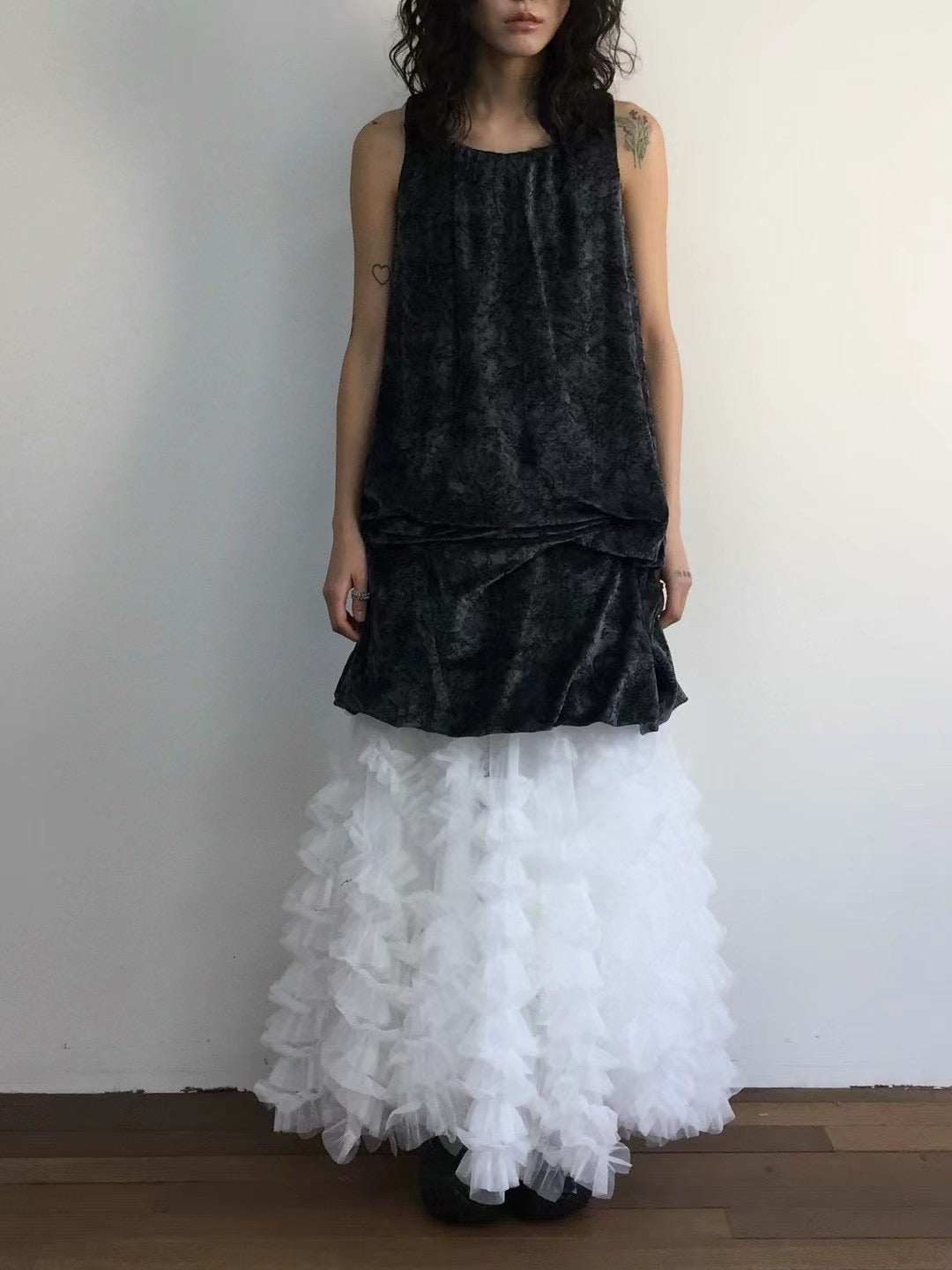 ruffle紗紗裙｜3 col