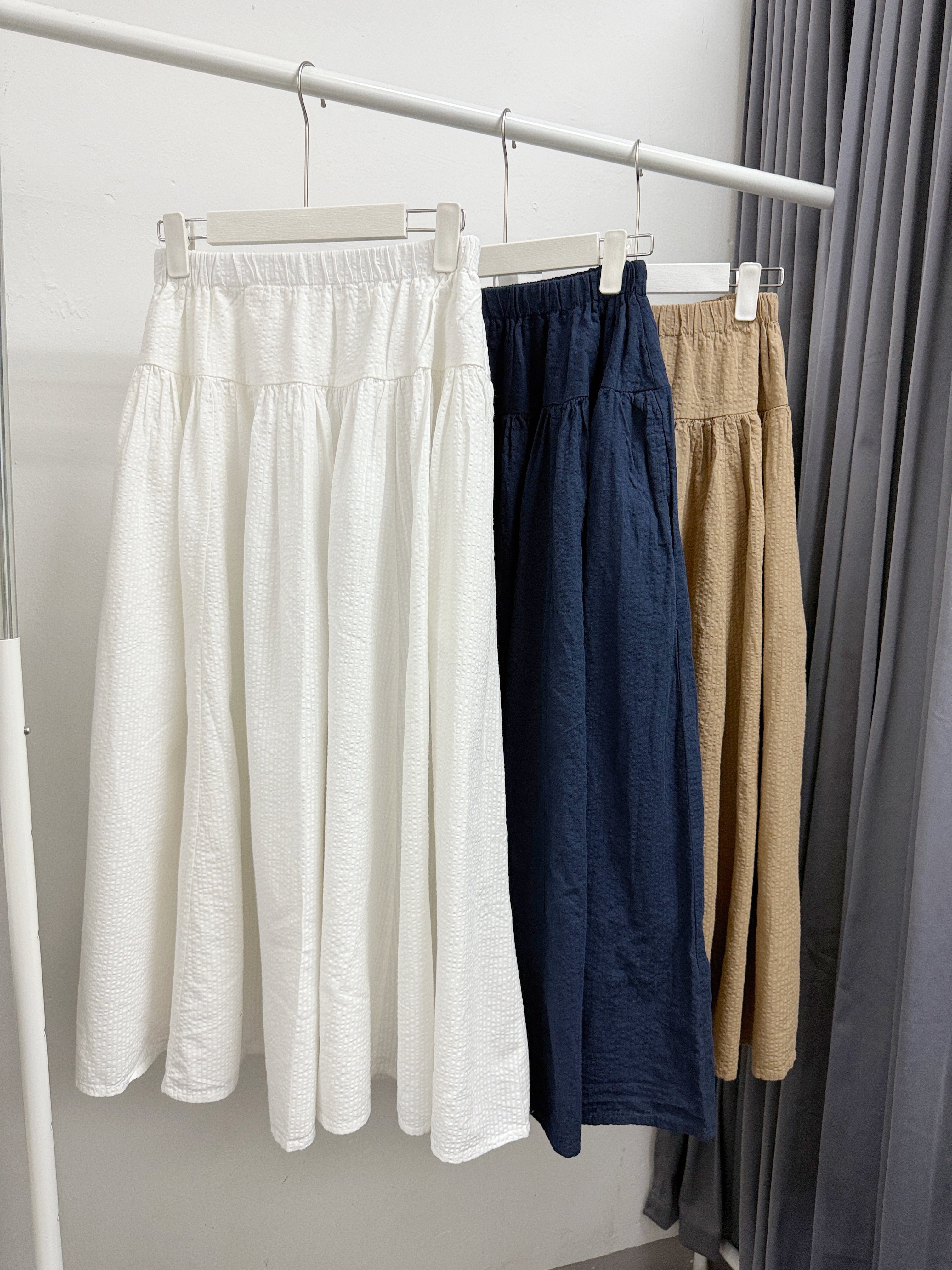 暗紋半身傘裙丨4 col